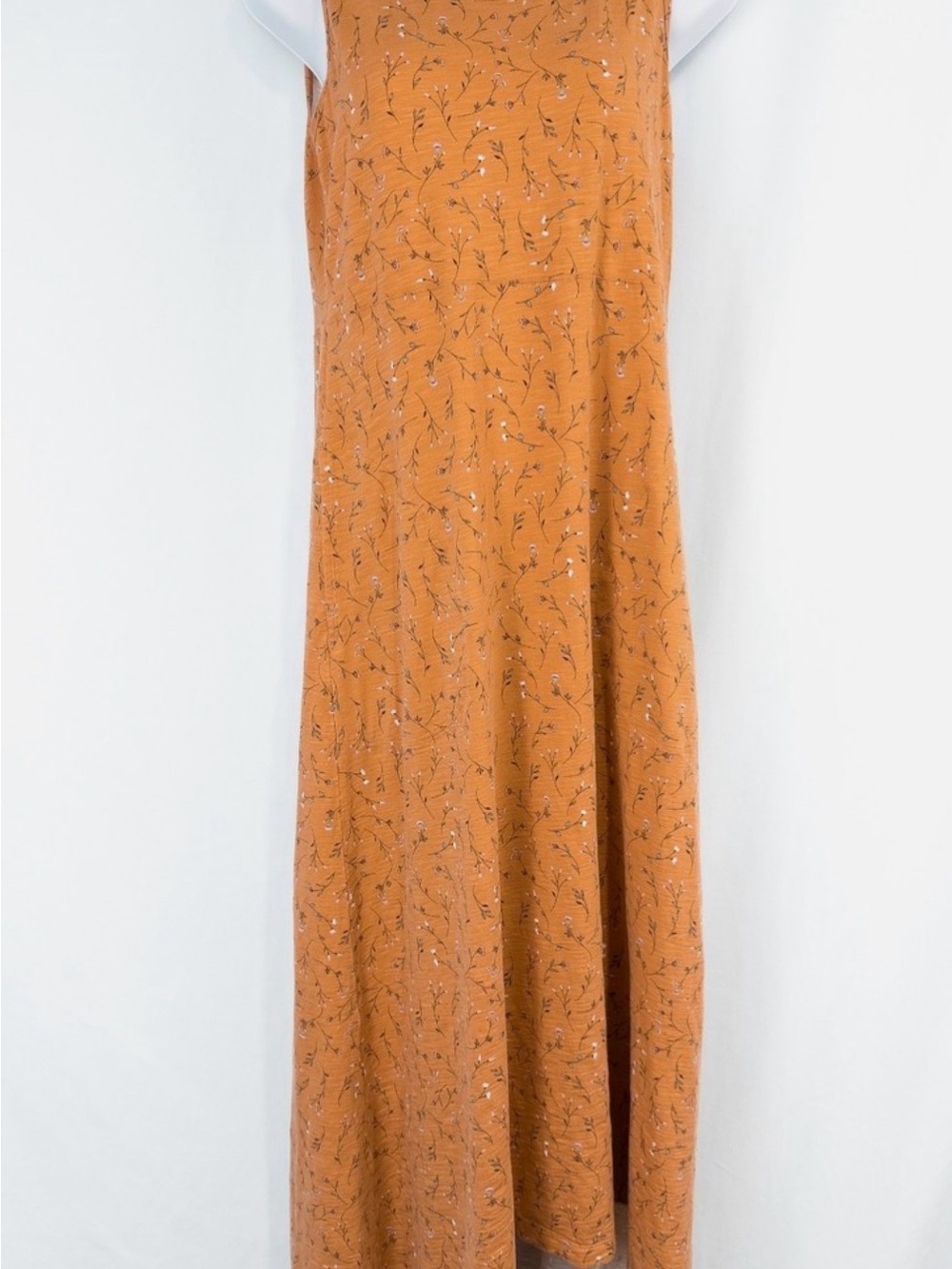 Duluth Trading Co Burnt Orange Floral Maxi Dress - Picture 2 of 8